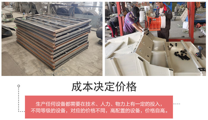 直線篩分機(jī)篩網(wǎng)，篩箱部件展示