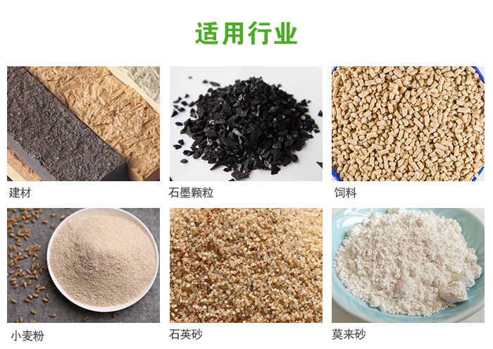 高頻振動篩主要用于化工，建材，石墨顆粒，飼料，小麥粉，石英砂，豆?jié){，果汁等各種物料的干法、濕法篩分、分級、脫水，過濾。
